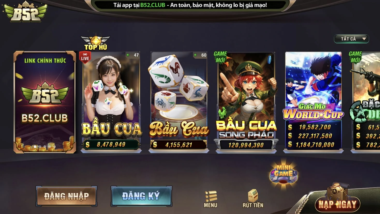 Hướng dẫn tải và cài đặt Tài Xỉu B52 Club trên điện thoại Android iOS